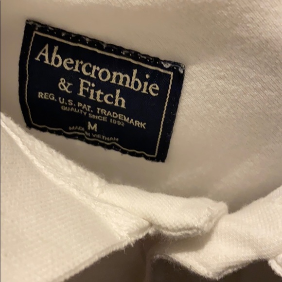 White Abercrombie Polo - Picture 4 of 4
